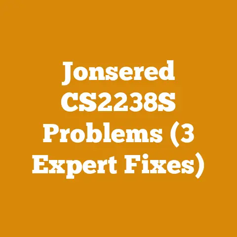 Jonsered CS2238S Problems (3 Expert Fixes)