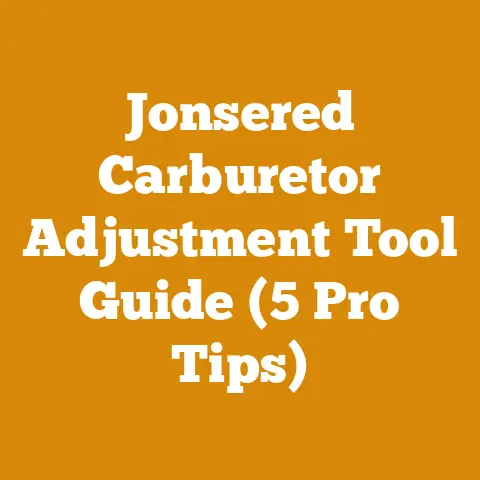 Jonsered Carburetor Adjustment Tool Guide (5 Pro Tips)