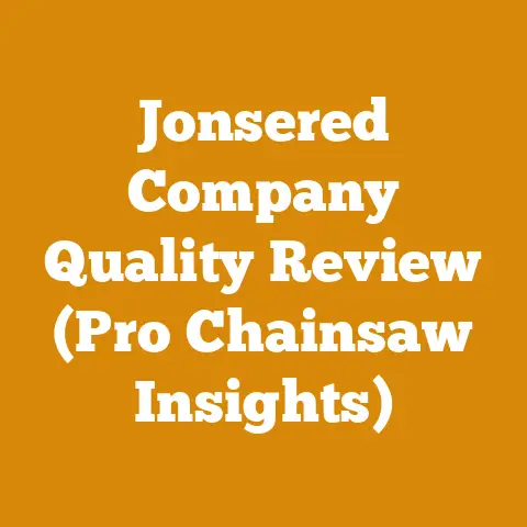 Jonsered Company Quality Review (Pro Chainsaw Insights)