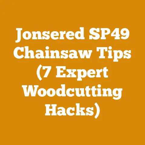 Jonsered SP49 Chainsaw Tips (7 Expert Woodcutting Hacks)