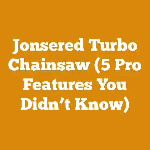 Jonsered Turbo Chainsaw (5 Pro Features You Didn’t Know)