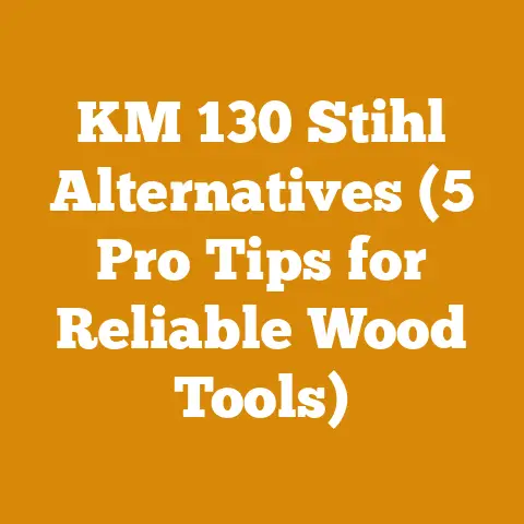 KM 130 Stihl Alternatives (5 Pro Tips for Reliable Wood Tools)