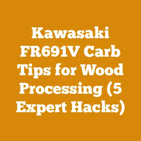 Kawasaki FR691V Carb Tips for Wood Processing (5 Expert Hacks)