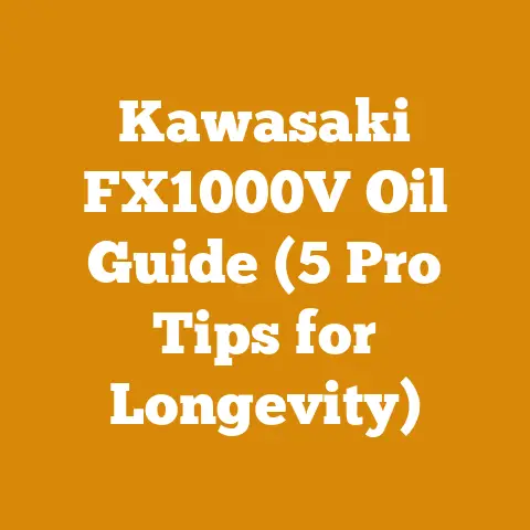 Kawasaki FX1000V Oil Guide (5 Pro Tips for Longevity)