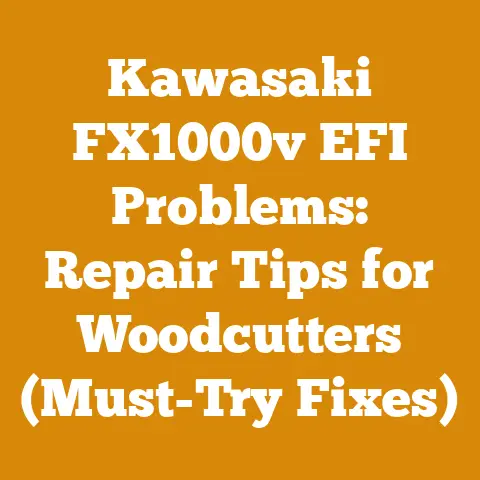 Kawasaki FX1000v EFI Problems: Repair Tips for Woodcutters (Must-Try Fixes)