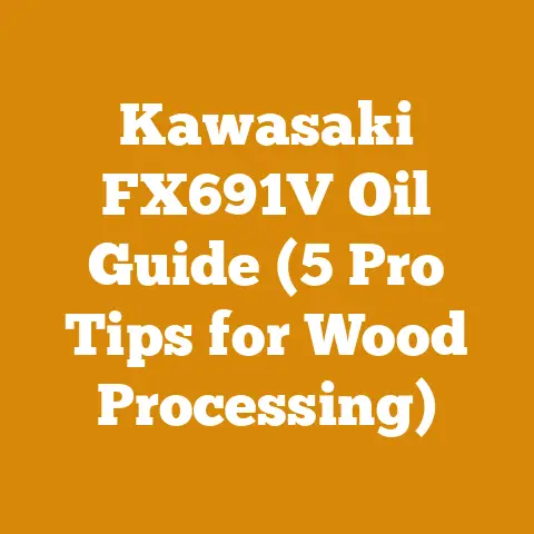 Kawasaki FX691V Oil Guide (5 Pro Tips for Wood Processing)