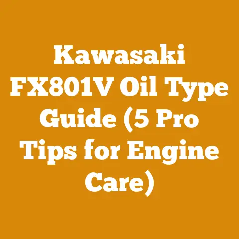 Kawasaki FX801V Oil Type Guide (5 Pro Tips for Engine Care)
