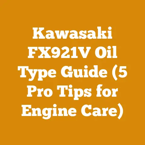Kawasaki FX921V Oil Type Guide (5 Pro Tips for Engine Care)
