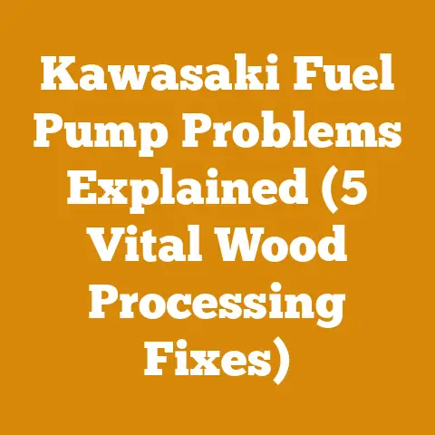 Kawasaki Fuel Pump Problems Explained (5 Vital Wood Processing Fixes)