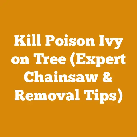 Kill Poison Ivy on Tree (Expert Chainsaw & Removal Tips)