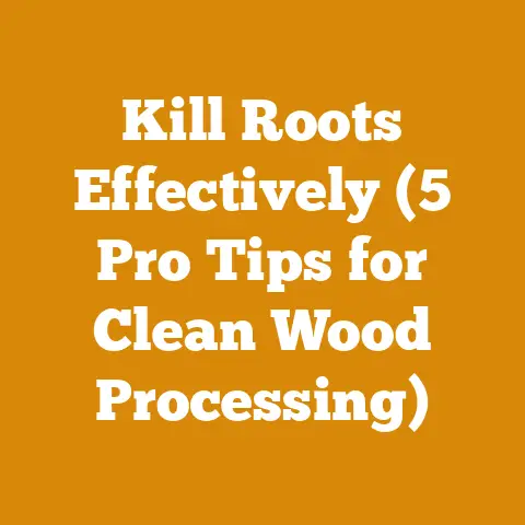 Kill Roots Effectively (5 Pro Tips for Clean Wood Processing)