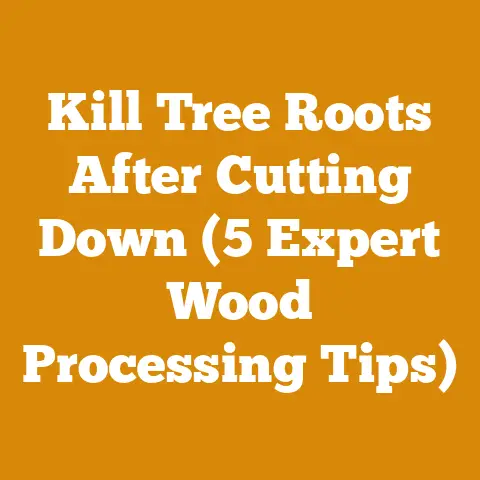 Kill Tree Roots After Cutting Down (5 Expert Wood Processing Tips)