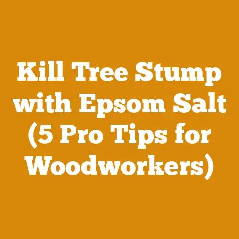 Kill Tree Stump with Epsom Salt (5 Pro Tips for Woodworkers)