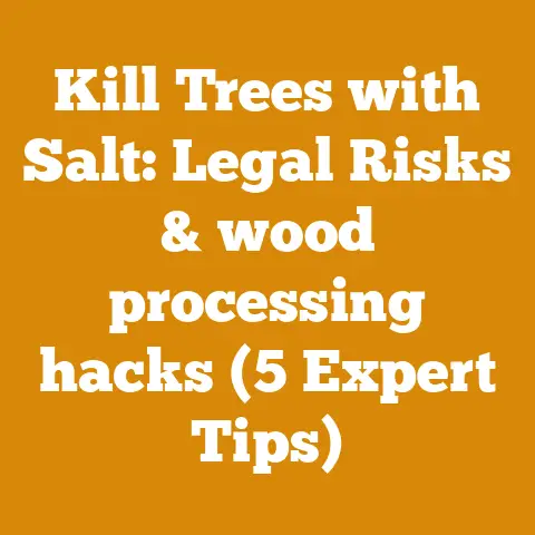Kill Trees with Salt: Legal Risks & wood processing hacks (5 Expert Tips)