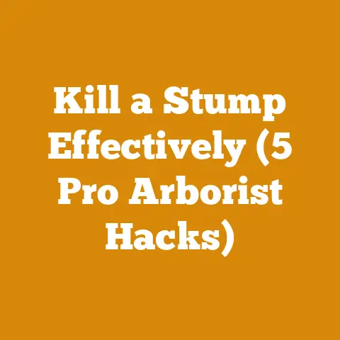 Kill a Stump Effectively (5 Pro Arborist Hacks)
