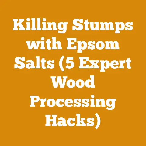 Killing Stumps with Epsom Salts (5 Expert Wood Processing Hacks)