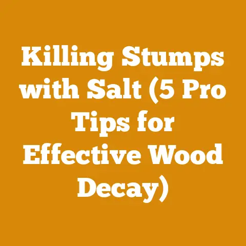 Killing Stumps with Salt (5 Pro Tips for Effective Wood Decay)