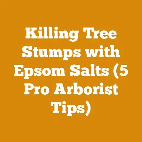 Killing Tree Stumps with Epsom Salts (5 Pro Arborist Tips)