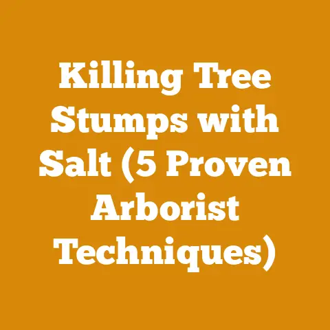 Killing Tree Stumps with Salt (5 Proven Arborist Techniques)