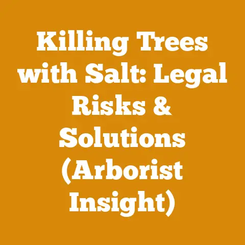 Killing Trees with Salt: Legal Risks & Solutions (Arborist Insight)