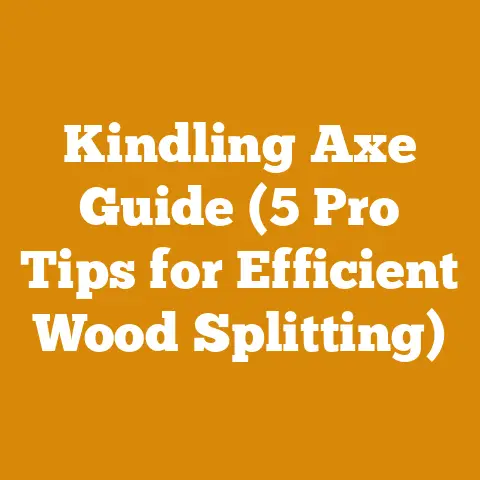 Kindling Axe Guide (5 Pro Tips for Efficient Wood Splitting)