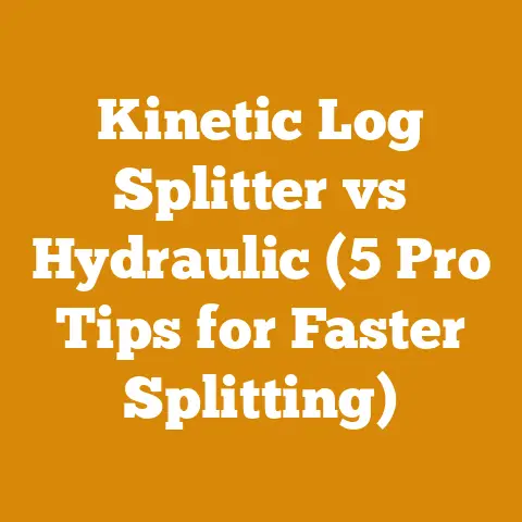 Kinetic Log Splitter vs Hydraulic (5 Pro Tips for Faster Splitting)