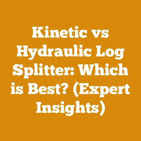 Kinetic vs Hydraulic Log Splitter: Which is Best? (Expert Insights)