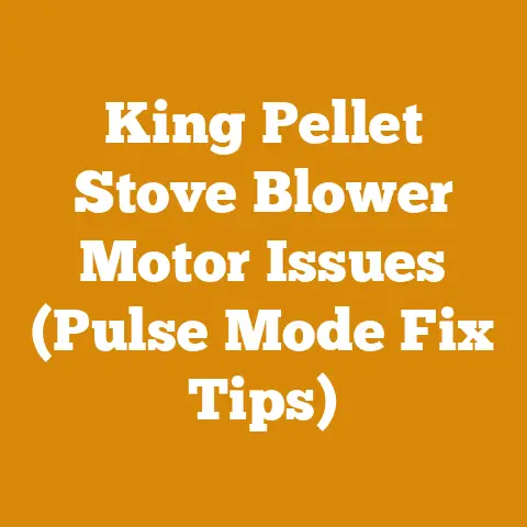 King Pellet Stove Blower Motor Issues (Pulse Mode Fix Tips)