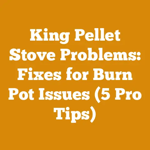 King Pellet Stove Problems: Fixes for Burn Pot Issues (5 Pro Tips)