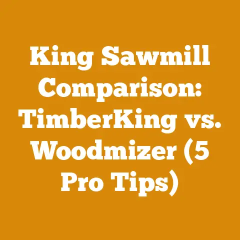 King Sawmill Comparison: TimberKing vs. Woodmizer (5 Pro Tips)