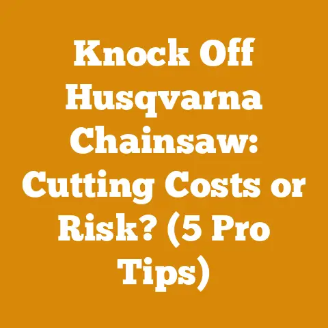 Knock Off Husqvarna Chainsaw: Cutting Costs or Risk? (5 Pro Tips)