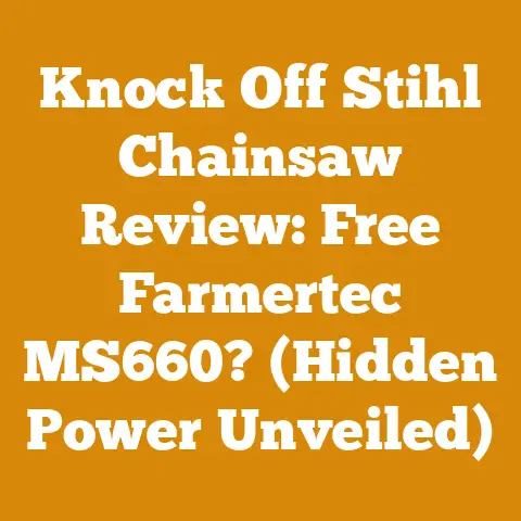 Knock Off Stihl Chainsaw Review: Free Farmertec MS660? (Hidden Power Unveiled)