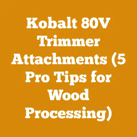 Kobalt 80V Trimmer Attachments (5 Pro Tips for Wood Processing)
