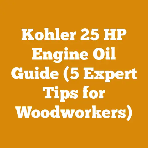 Kohler 25 HP Engine Oil Guide (5 Expert Tips for Woodworkers)