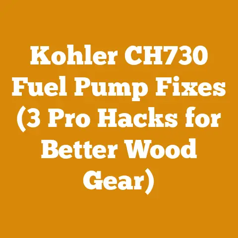 Kohler CH730 Fuel Pump Fixes (3 Pro Hacks for Better Wood Gear)