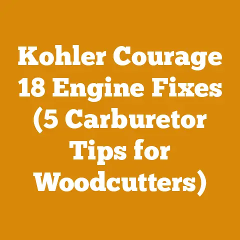 Kohler Courage 18 Engine Fixes (5 Carburetor Tips for Woodcutters)