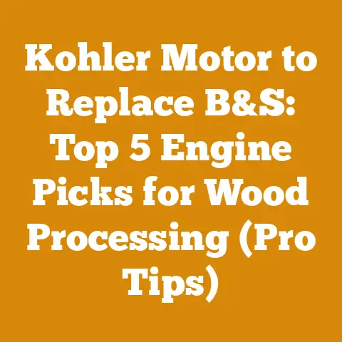 Kohler Motor to Replace B&S: Top 5 Engine Picks for Wood Processing (Pro Tips)