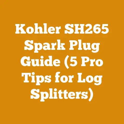 Kohler SH265 Spark Plug Guide (5 Pro Tips for Log Splitters)