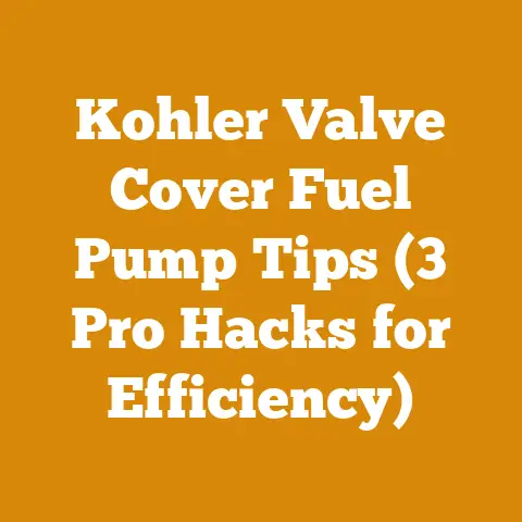 Kohler Valve Cover Fuel Pump Tips (3 Pro Hacks for Efficiency)