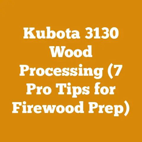 Kubota 3130 Wood Processing (7 Pro Tips for Firewood Prep)
