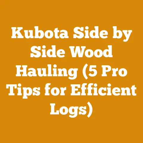 Kubota Side by Side Wood Hauling (5 Pro Tips for Efficient Logs)