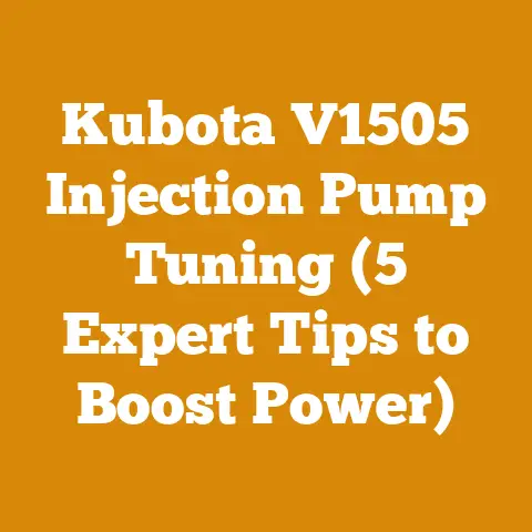 Kubota V1505 Injection Pump Tuning (5 Expert Tips to Boost Power)