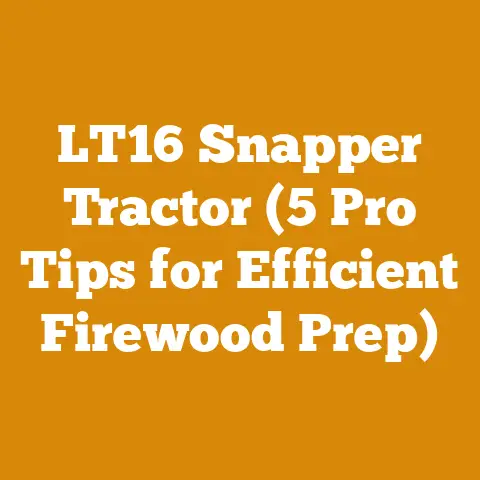 LT16 Snapper Tractor (5 Pro Tips for Efficient Firewood Prep)
