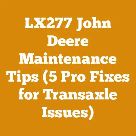 LX277 John Deere Maintenance Tips (5 Pro Fixes for Transaxle Issues)