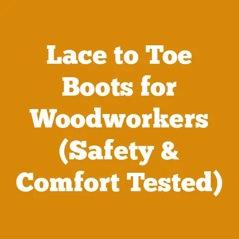 Lace to Toe Boots for Woodworkers (Safety & Comfort Tested)