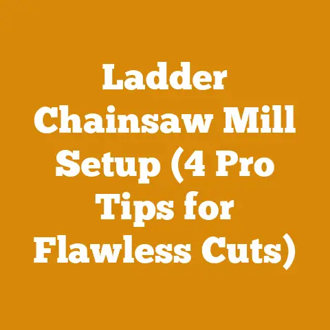 Ladder Chainsaw Mill Setup (4 Pro Tips for Flawless Cuts)