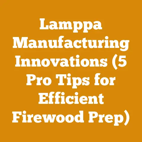 Lamppa Manufacturing Innovations (5 Pro Tips for Efficient Firewood Prep)