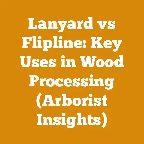 Lanyard vs Flipline: Key Uses in Wood Processing (Arborist Insights)