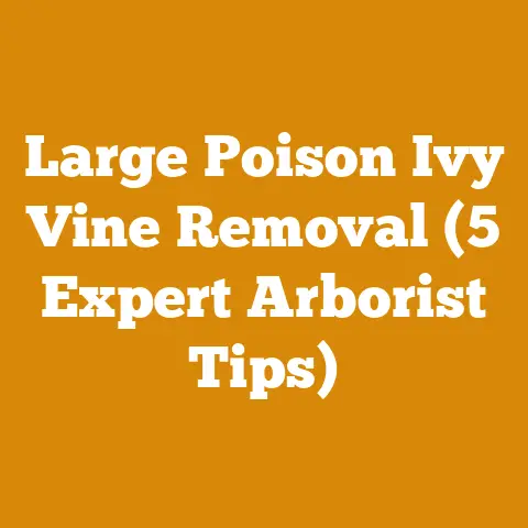 Large Poison Ivy Vine Removal (5 Expert Arborist Tips)