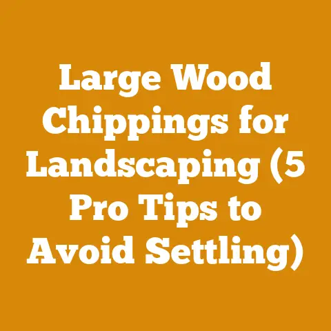 Large Wood Chippings for Landscaping (5 Pro Tips to Avoid Settling)